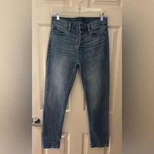 7 For All Mankind Josefina Straight Leg Jeans, Size 24